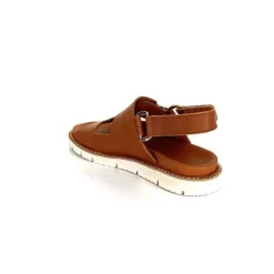 Vacances|Plateformes<Elue Par Nous Sandales Plateforme Radiation Cuir Marron