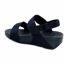 Vacances|Sandales<Fitflop Sandales Plateforme GA2/90 Textile Glitter Noir