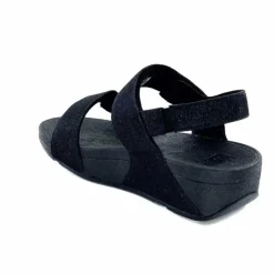 Vacances|Sandales<Fitflop Sandales Plateforme GA2/90 Textile Glitter Noir