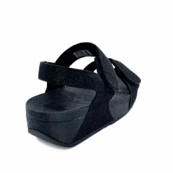 Vacances|Sandales<Fitflop Sandales Plateforme GA2/90 Textile Glitter Noir