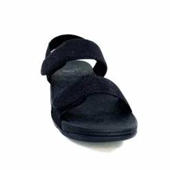 Vacances|Sandales<Fitflop Sandales Plateforme GA2/90 Textile Glitter Noir