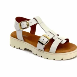 Vacances|Décontracté<We Do Sandales Plateforme Ivoire 45420A Cuir Ghiaccio Blanc