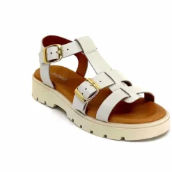 Vacances|Décontracté<We Do Sandales Plateforme Ivoire 45420A Cuir Ghiaccio Blanc