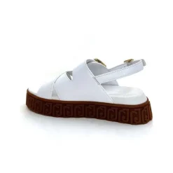 Vacances|Compensées & Plateformes<Liu.Jo Sandales Plateforme Liu Jo Ba4131 Cuir Blanc