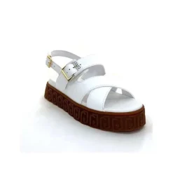 Vacances|Compensées & Plateformes<Liu.Jo Sandales Plateforme Liu Jo Ba4131 Cuir Blanc