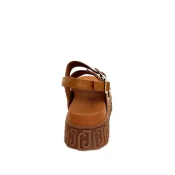 Vacances|Compensées & Plateformes<Liu.Jo Sandales Plateforme Liu Jo Ba4131 Cuir Marron