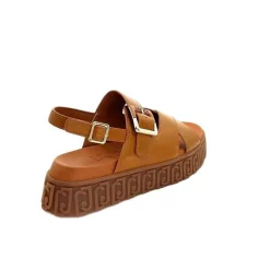 Vacances|Compensées & Plateformes<Liu.Jo Sandales Plateforme Liu Jo Ba4131 Cuir Marron