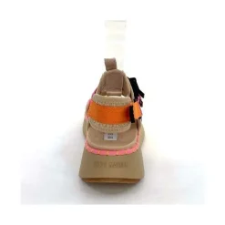 Vacances|Plateformes<Steve Madden Sandales Plateforme Decorum Textile Orange Beige Rose