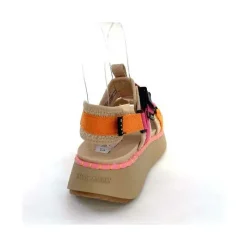Vacances|Plateformes<Steve Madden Sandales Plateforme Decorum Textile Orange Beige Rose