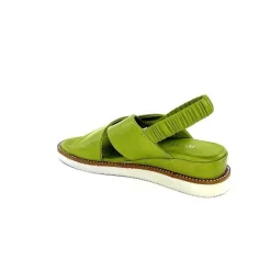 Vacances|Basic<Ivoire-354 Sandales Plateformes Ivoire 109124 Cuir Vert