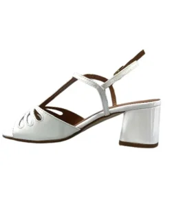 Talon|Soirée<Ivoire0334 Sandales Talon Ivoire F2295 Venezia Cuir Vernis Blanc