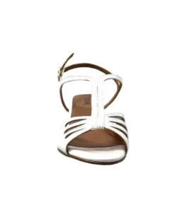 Talon|Soirée<Ivoire0334 Sandales Talon Ivoire F2295 Venezia Cuir Vernis Blanc