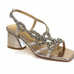 Talon|Soirée<Alma En Pena Sandales Talons 715 Strass Bronze
