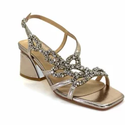 Talon|Soirée<Alma En Pena Sandales Talons 715 Strass Bronze
