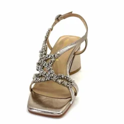 Talon|Soirée<Alma En Pena Sandales Talons 715 Strass Bronze