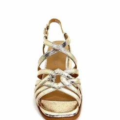 Talon|Féminin<Regarde Le Ciel Sandales Talons Marissa 02 Cuir Dé Or