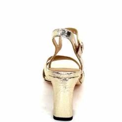 Talon|Féminin<Regarde Le Ciel Sandales Talons Monica 02 Cuir Dé Or