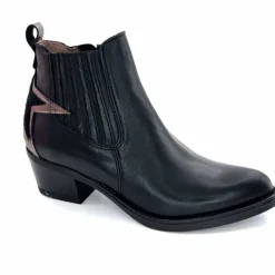 Rock|Santiags<MKD Santiags Gael Cuir Noir