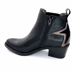 Rock|Santiags<MKD Santiags Gael Cuir Noir