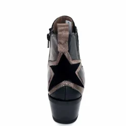 Rock|Santiags<MKD Santiags Gael Cuir Noir