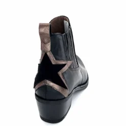 Rock|Santiags<MKD Santiags Gael Cuir Noir