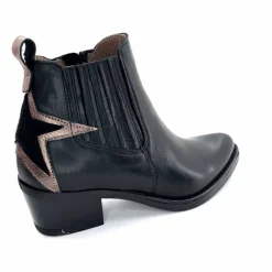 Rock|Santiags<MKD Santiags Gael Cuir Noir