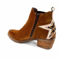 Rock|Santiags<MKD Santiags Gael Daim Camel Marron