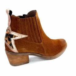 Rock|Santiags<MKD Santiags Gael Daim Camel Marron