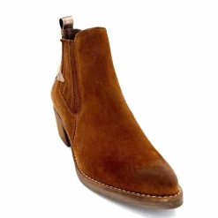 Rock|Santiags<MKD Santiags Gael Daim Camel Marron