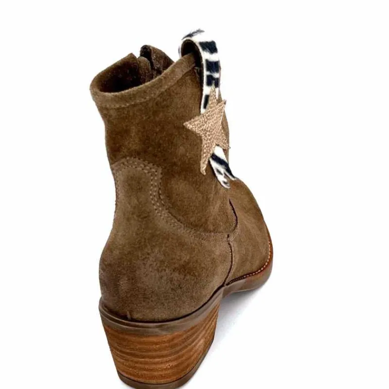 Rock|Santiags<MKD Santiags Geo Daim Taupe