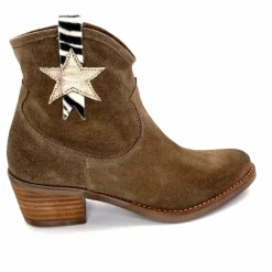 Rock|Santiags<MKD Santiags Geo Daim Taupe